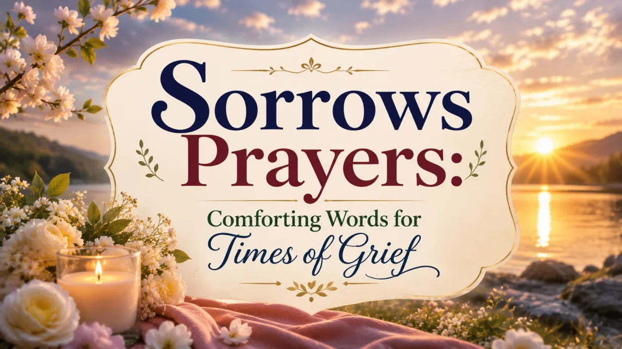 Sorrows Sorrows Prayers Comforting Words for Times of Grief