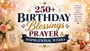 250+ Birthday Blessings Prayer & Inspirational Wishes