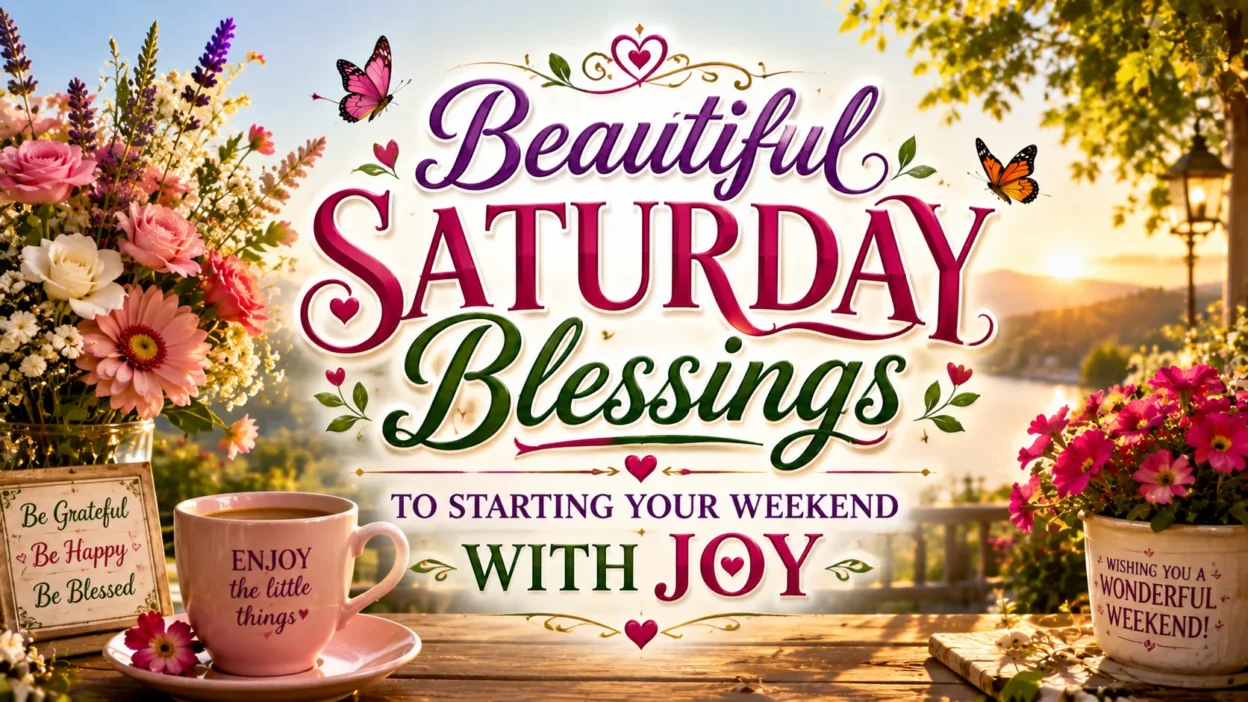 Beautiful Saturday Blessings To Starting Your Weekend With Joy