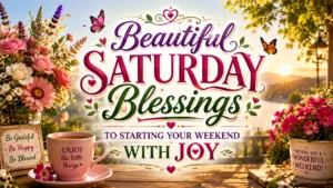 Beautiful Saturday Blessings To Starting Your Weekend With Joy