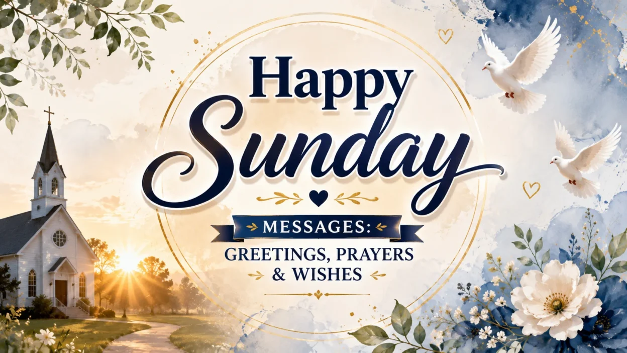 Happy Sunday Messages Greetings, Prayers & Wishes
