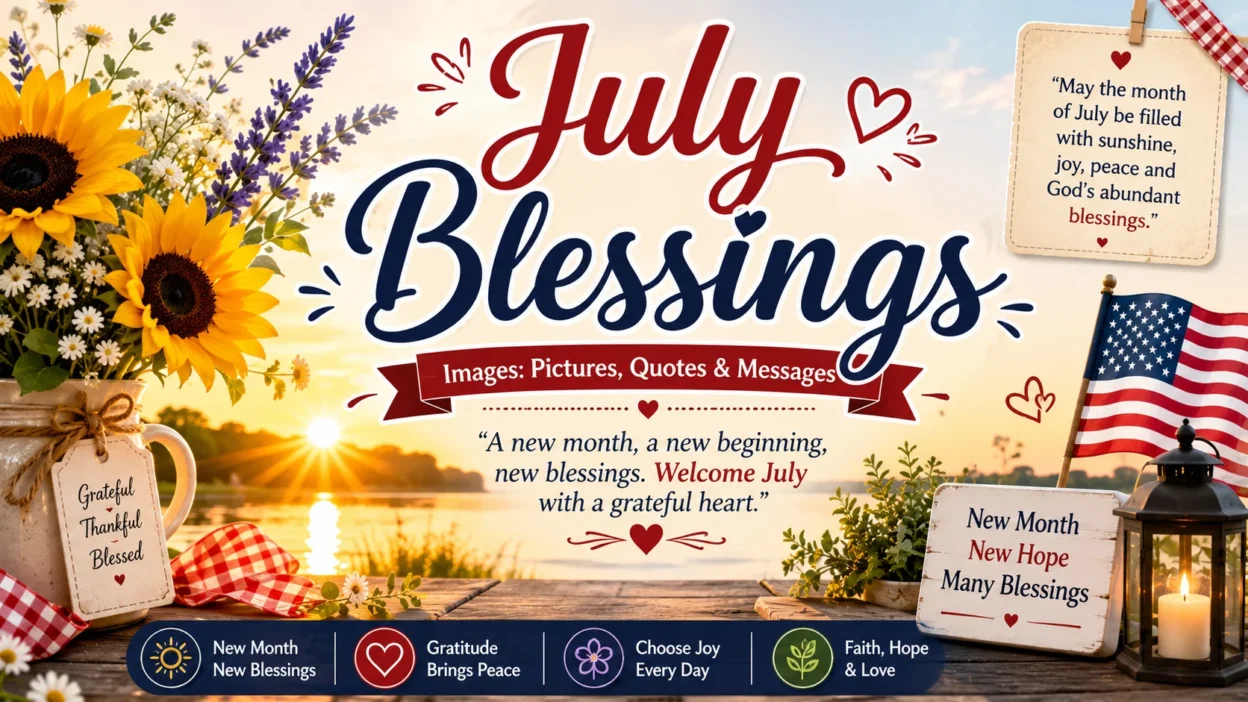 July Blessings Images Pictures, Quotes & Messages