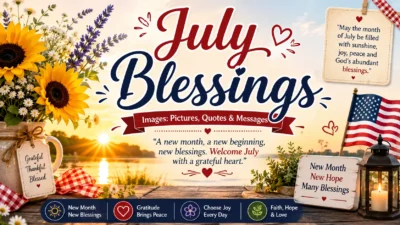 July Blessings Images Pictures, Quotes & Messages