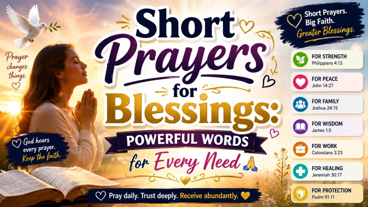 Short Prayers for Blessings Powerful Words for Every Need 🙏