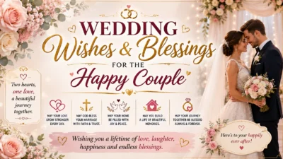 Wedding Wishes & Blessings for the Happy Couple
