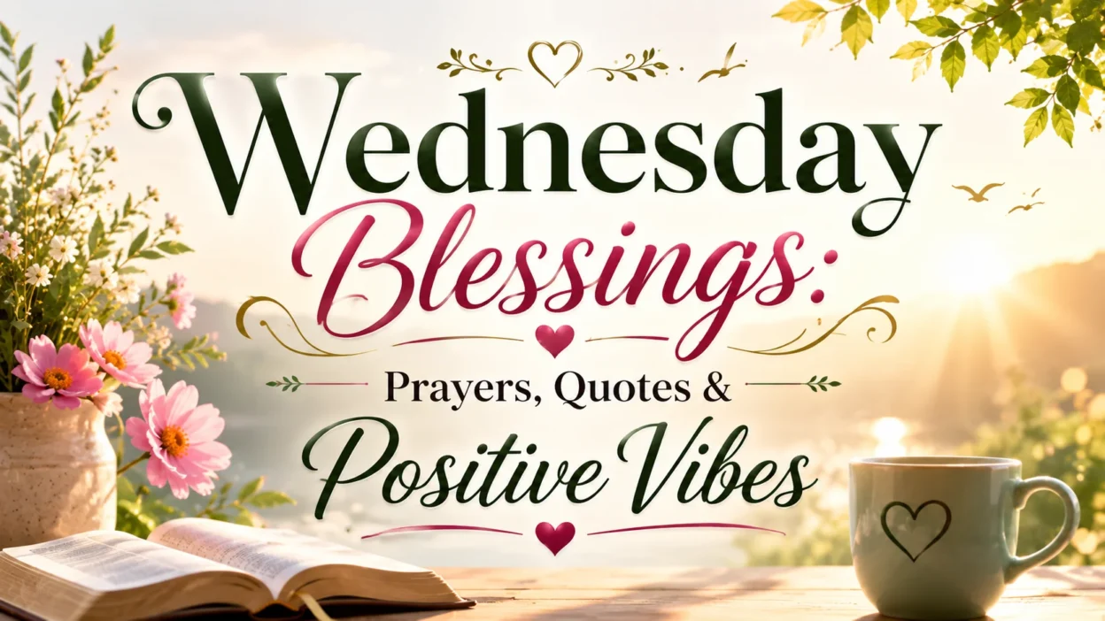 Wednesday Blessings Prayers, Quotes & Positive Vibes