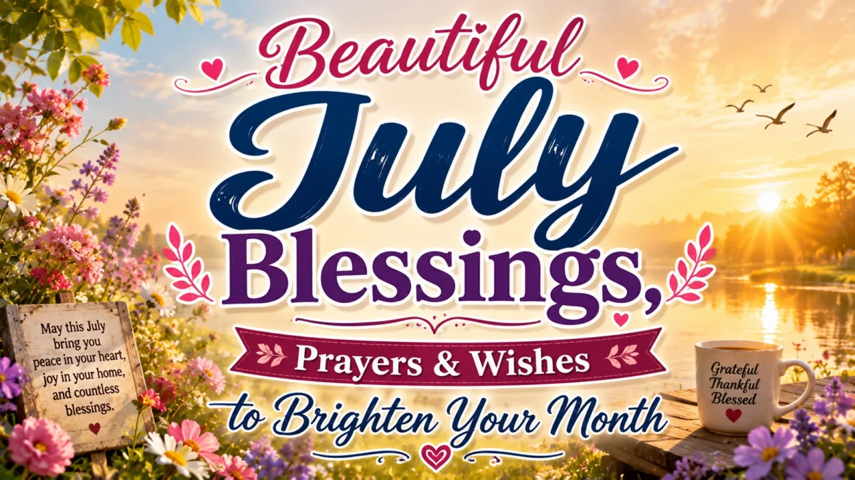 Beautiful July Blessings, Prayers & Wishes to Brighten Your Month