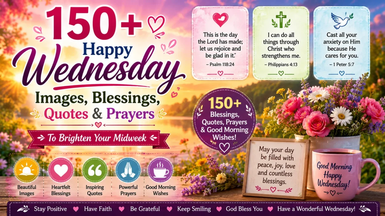 150+ Happy Wednesday Images, Blessings, Quotes & Prayers