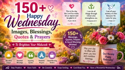 150+ Happy Wednesday Images, Blessings, Quotes & Prayers