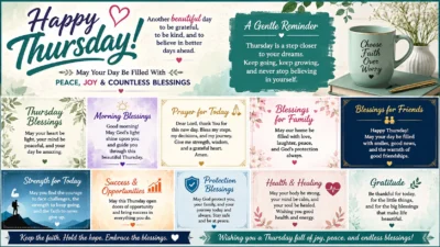 500+ Happy Thursday Blessings, Messages & Prayers