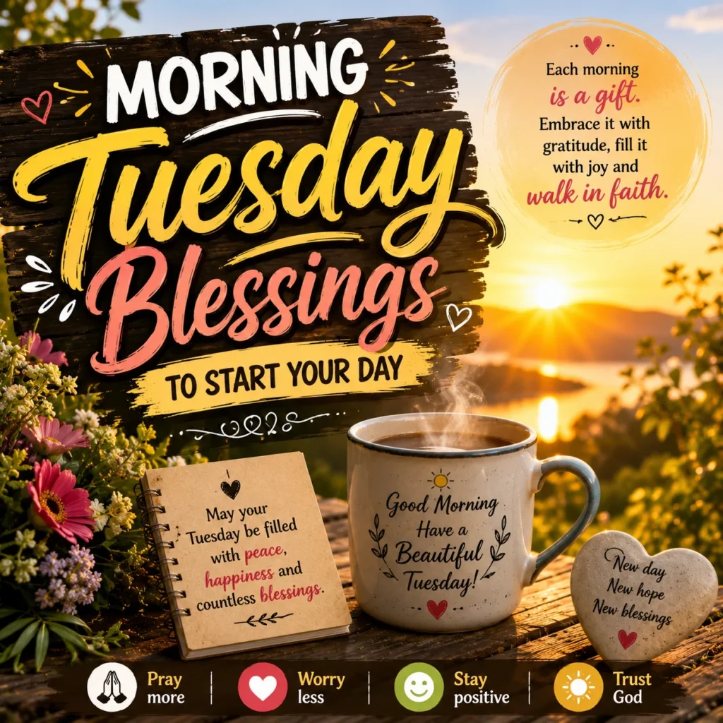 Morning Tuesday Blessings to Start Your Day 🌅