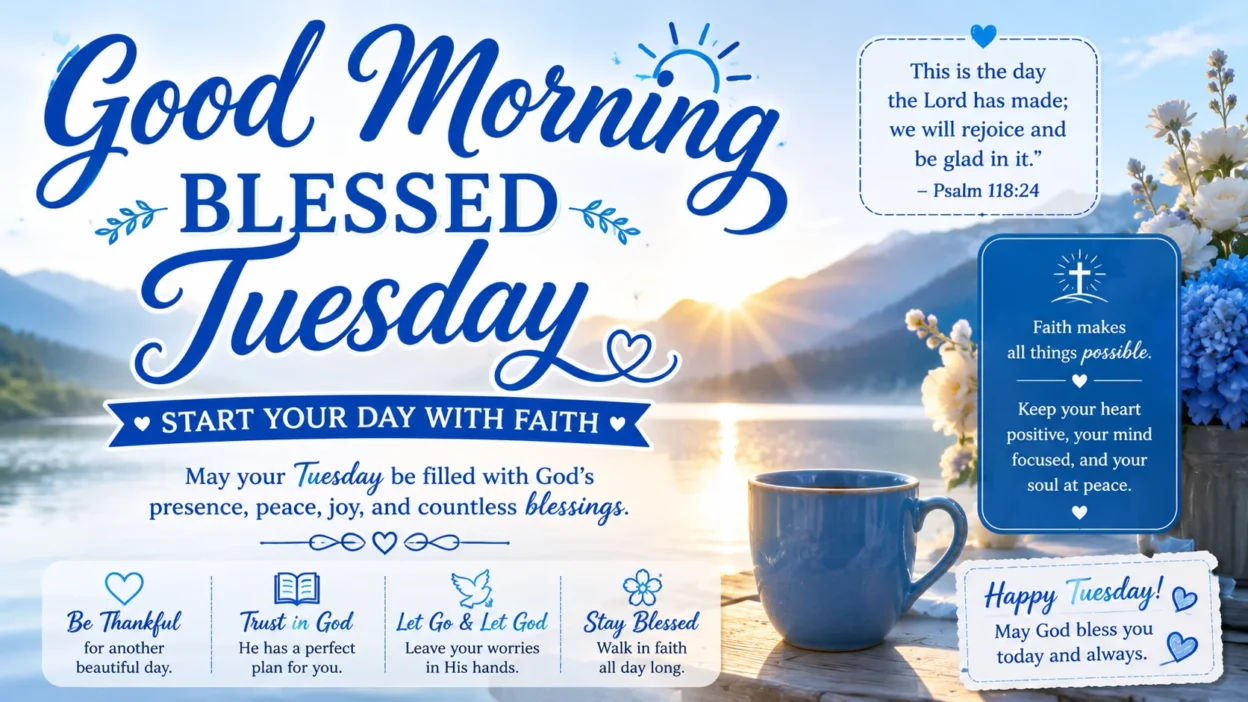 Good Morning Blessed Tuesday Start Your Day with Faith
