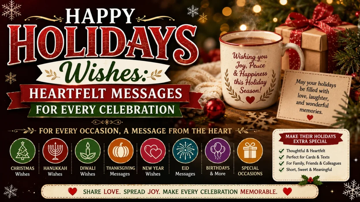 Happy Holidays Wishes Heartfelt Messages for Every Celebration