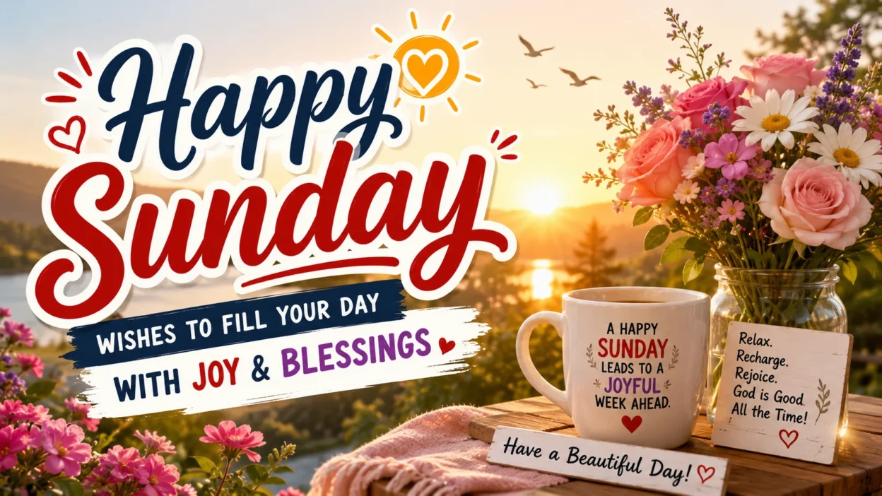 Happy Sunday Wishes to Fill Your Day with Joy & Blessings
