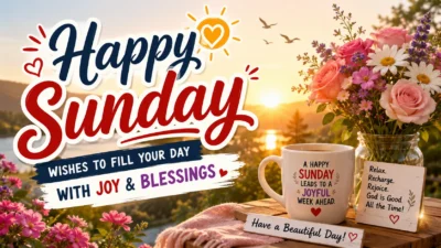 Happy Sunday Wishes to Fill Your Day with Joy & Blessings