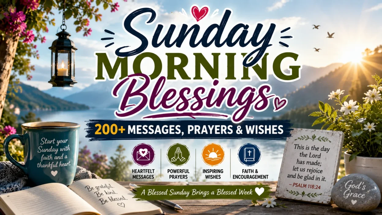 Sunday Morning Blessings 200+Messages, Prayers & Wishes