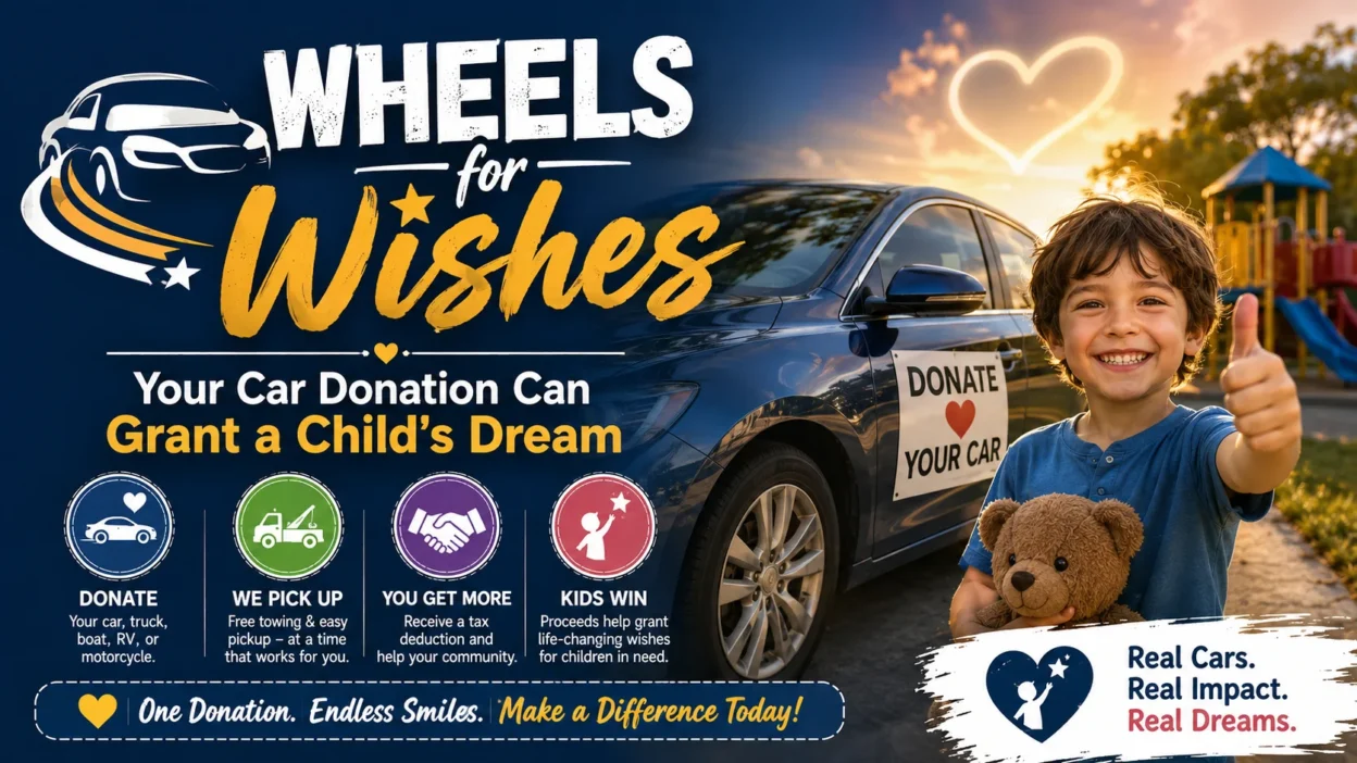 Wheels for Wishes Your Car Donation Can Grant a Child's Dream