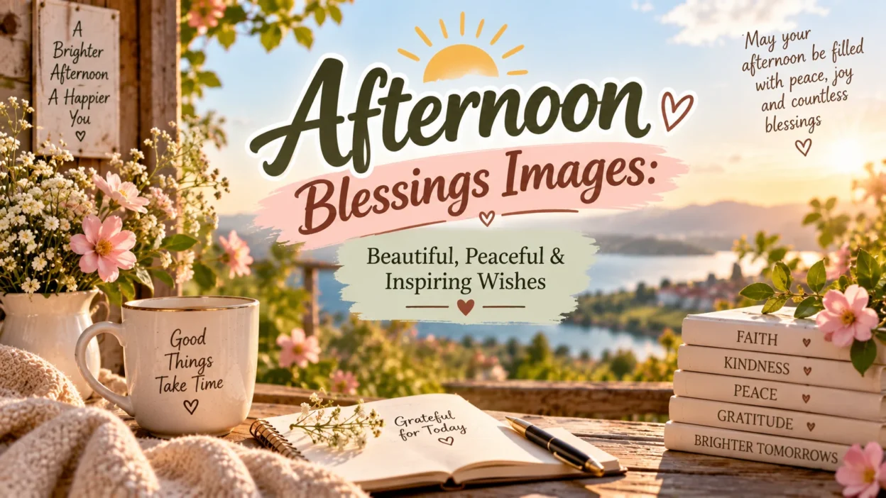 Afternoon Blessings Images Beautiful, Peaceful & Inspiring Wishes