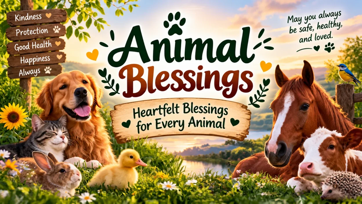 Animal Blessings Heartfelt Blessings for Every Animal