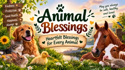 Animal Blessings Heartfelt Blessings for Every Animal