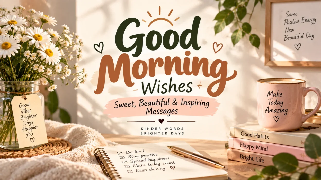Good Morning Wishes Sweet, Beautiful & Inspiring Messages