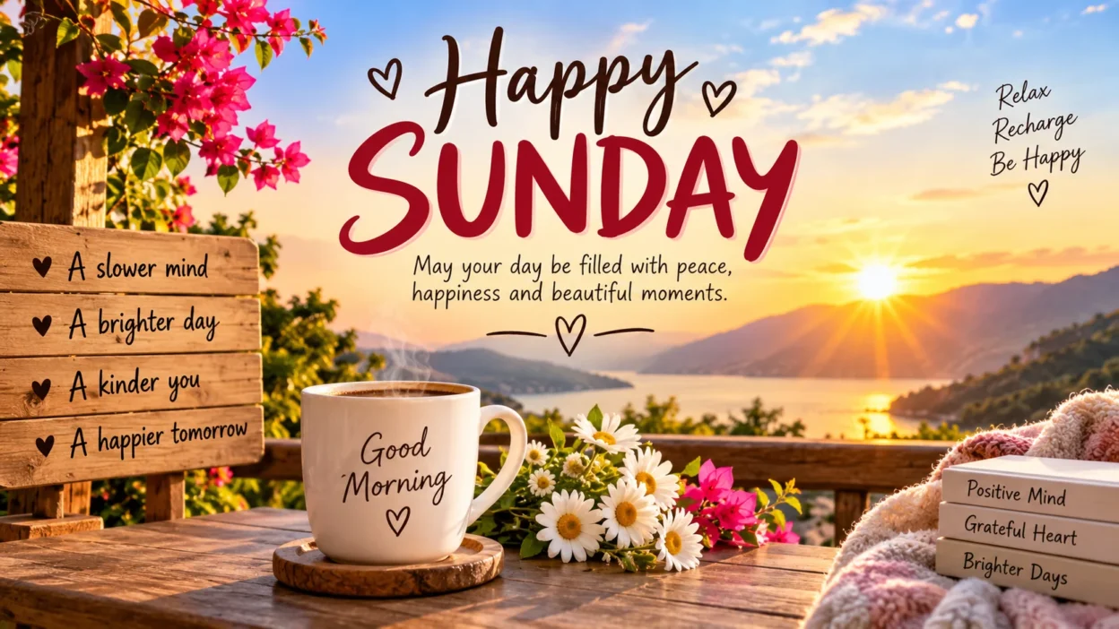 Happy Sunday Images Relaxing & Cheerful Sunday Greetings