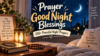 Prayer Good Night Blessings 250+ Peaceful Night Prayers