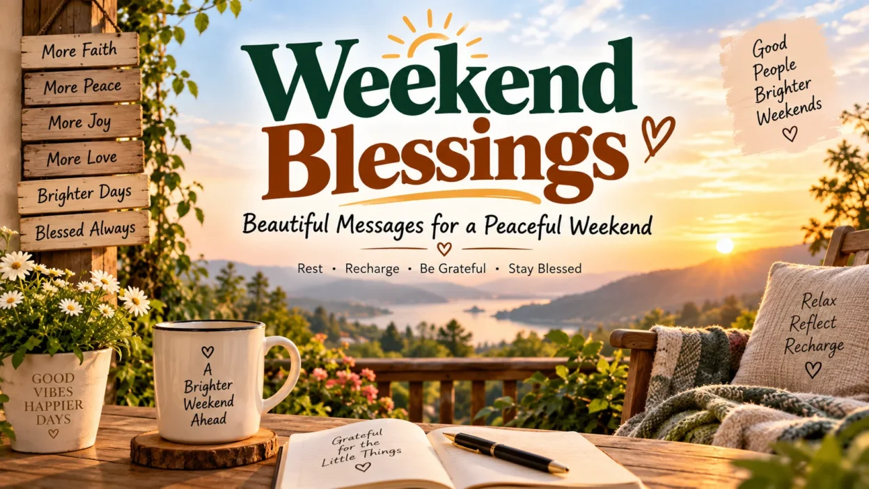 Weekend Blessings Beautiful Messages for a Peaceful Weekend