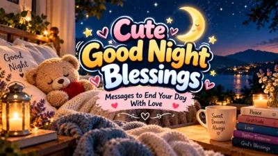 Cute Good Night Blessings: Messages to End Your Day With Love