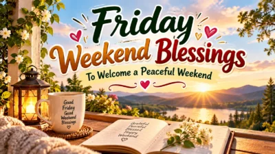 Friday Weekend Blessings To Welcome a Peaceful Weekend